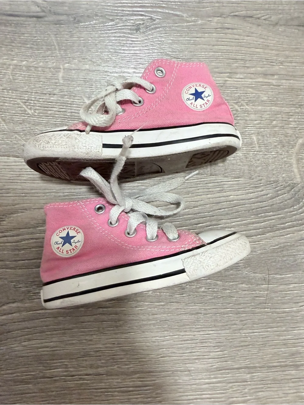 Converse Kids Pink High-Top Sneakers